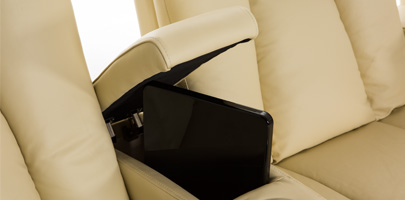 Seatcraft Serenity Theater Seating In-Arm Storage