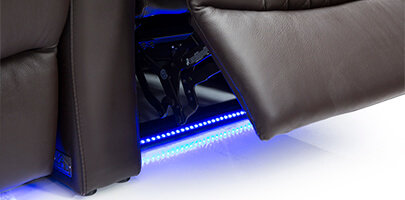 Seatcraft Stanza Home Theater Seating Ambient Baselighting