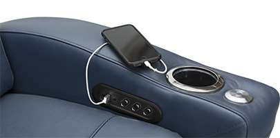 Seatcraft Cadence Multimedia Sofa Storage Console