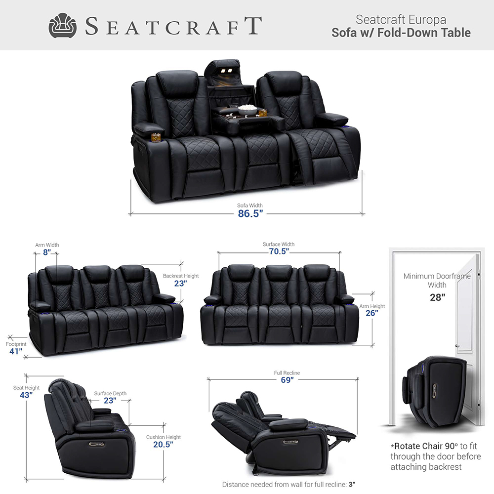 Seatcraft Europa Theater Furniture