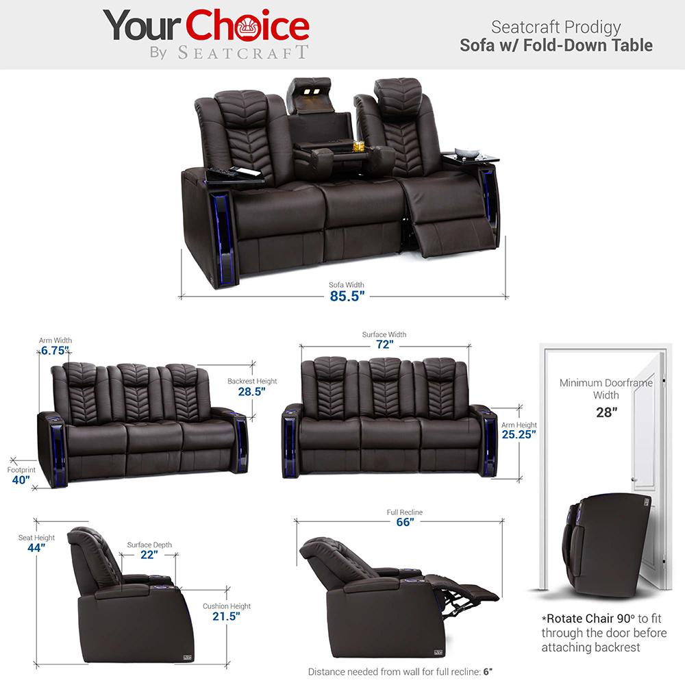 Seatcraft VeloceHome Theater Chairs