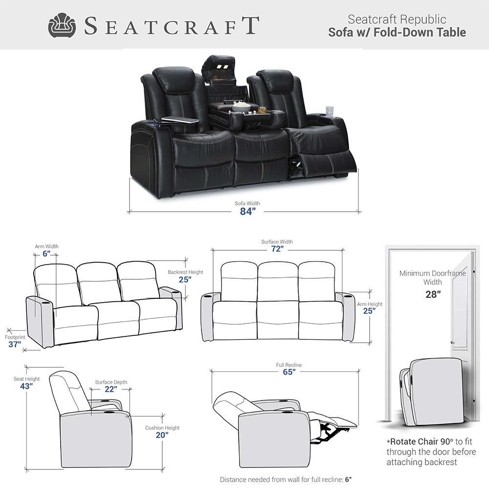 Seatcraft Republic Home Theater Seating