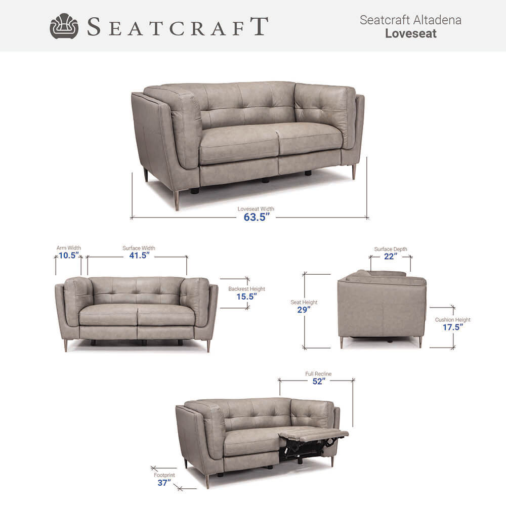 Seatcraft Argus Living Room Furniture Size