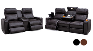 Seatcraft Octavius Big and Tall Theater Sofa and Loveseat 