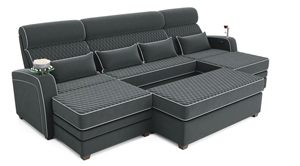 Seatcraft Haven Lounge Couch Sectional Chaise